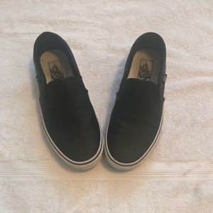 Vans black slides